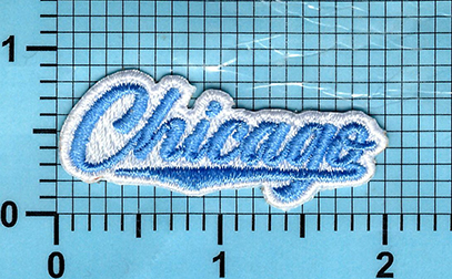 Chicago Text Patch  - (25 Pack)