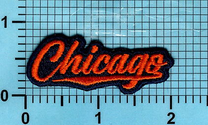 Chicago Text Patch  - (25 Pack)
