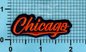 Chicago Text Patch  - (25 Pack)