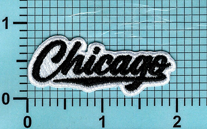 Chicago Text Patch  - (25 Pack)