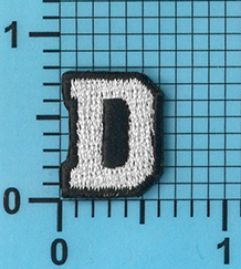 Letter D  - (25 Pack)