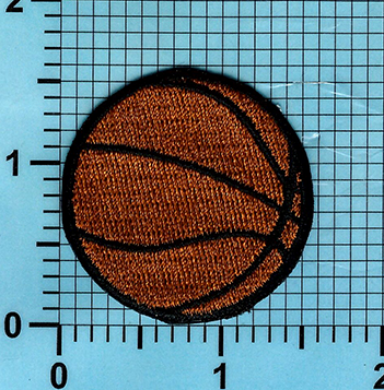 Basketball Patch - Large (25 Pack)