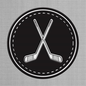 Hockey Sticks Patch - Flextstyle Domed - (25 Pack)