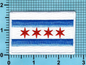 Chicago Flag Patch V1 - (25 Pack)