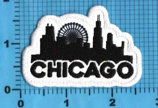 Chicago Skyline Patch  - (25 Pack)