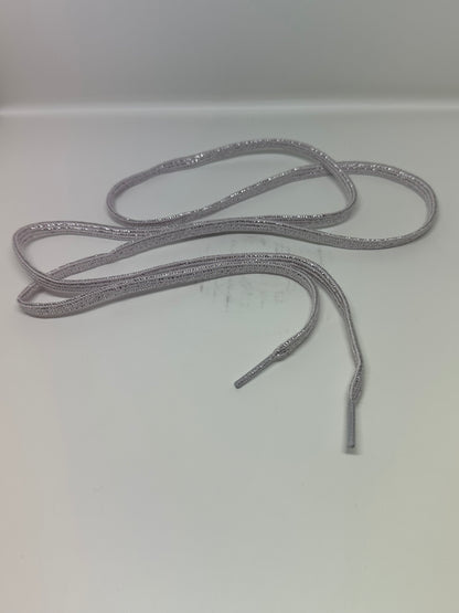 Shoelaces - Silver Sparkle Lilac Daze - Individual Pair (25 Pack)