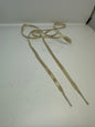 Shoelaces - Shiny Laces Gold- Individual Pair (25 Pack)