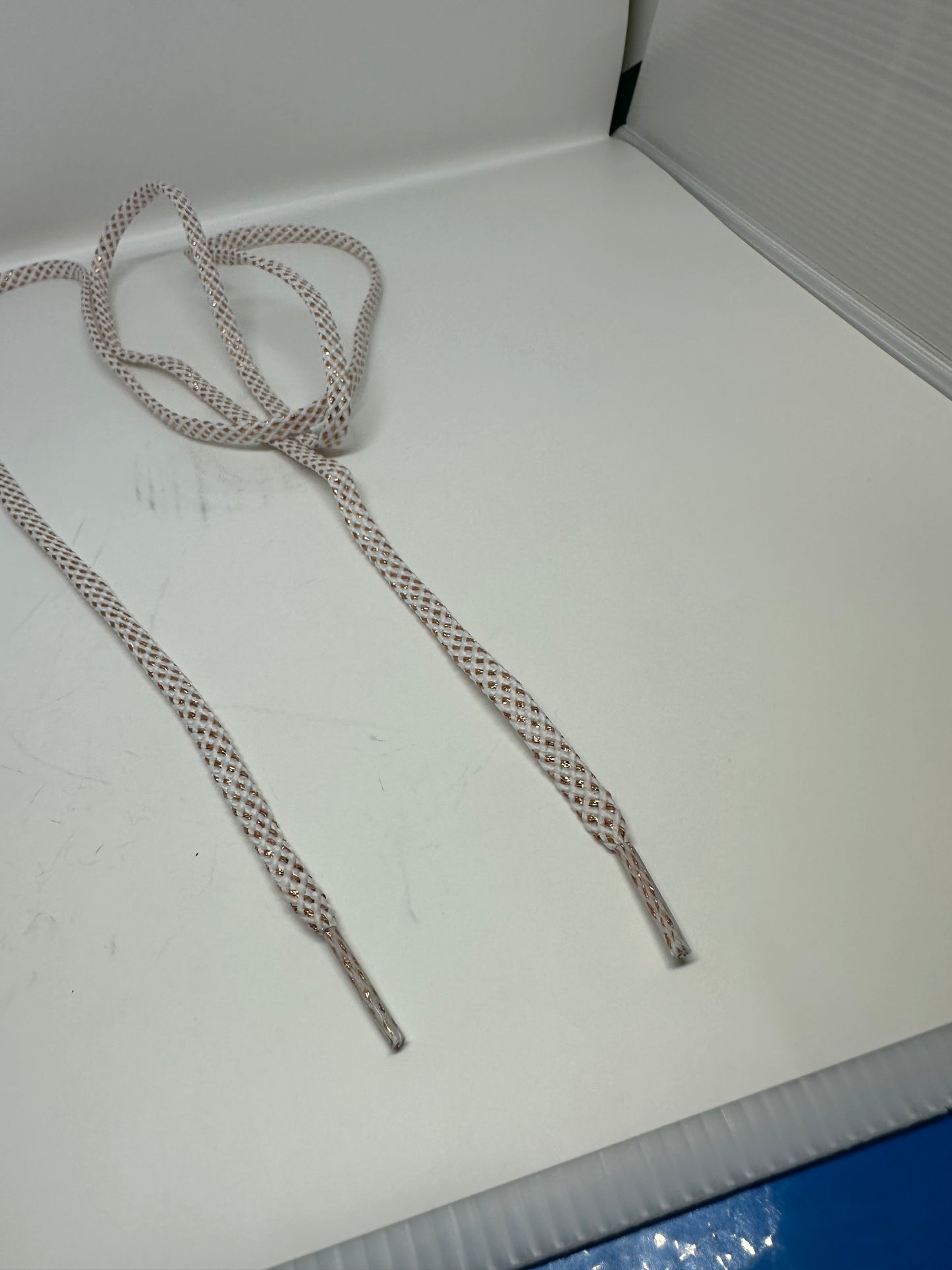 Shoelaces - Twinkle White/Gold/Clear - Individual Pair (25 Pack)