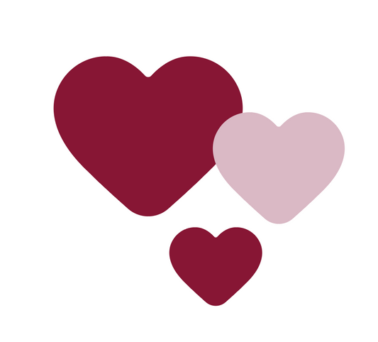 Converse Vday Hearts - Transfer - (120 Pack)